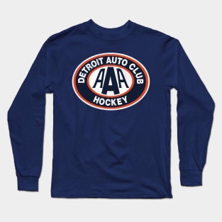 Defunct Detroit Auto Club Hockey Team Long Sleeve T-Shirt